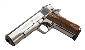 1911 Semi Automatic .45 ACP, 5" Barrel-Nickel